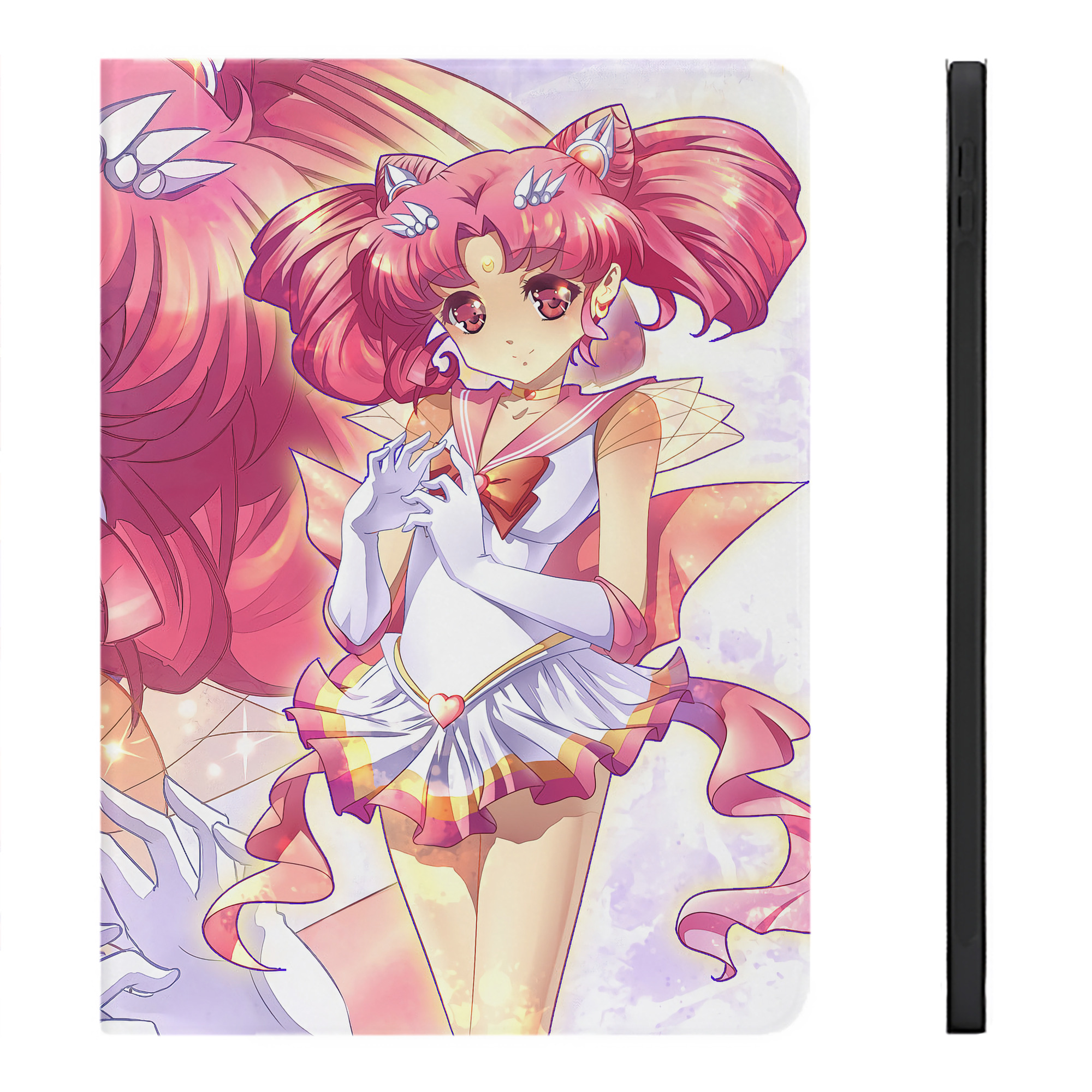 （画像用） 美少女戦士セーラームーン Sailor Moon IPadケース ペンホルダー付き ブックスタイルデザイン